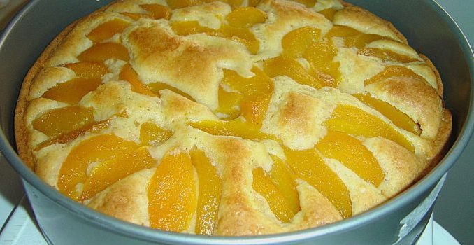 Pfirsich – Vanillekuchen - Plus Rezept