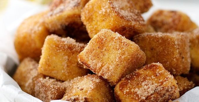 French-Toast-Würfel-mit-Zimt-und-Zucker