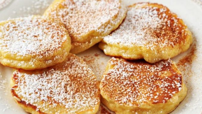 7 Minuten Apfel Pancakes - Plus Rezept