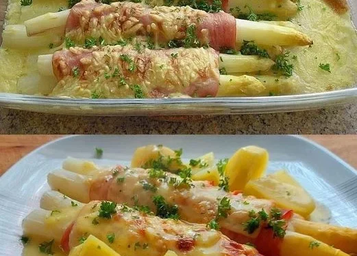 der leckerste Spargel sind aus dem Ofen!!