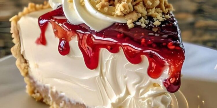 Kirsch-Käsekuchen mit Streuseln